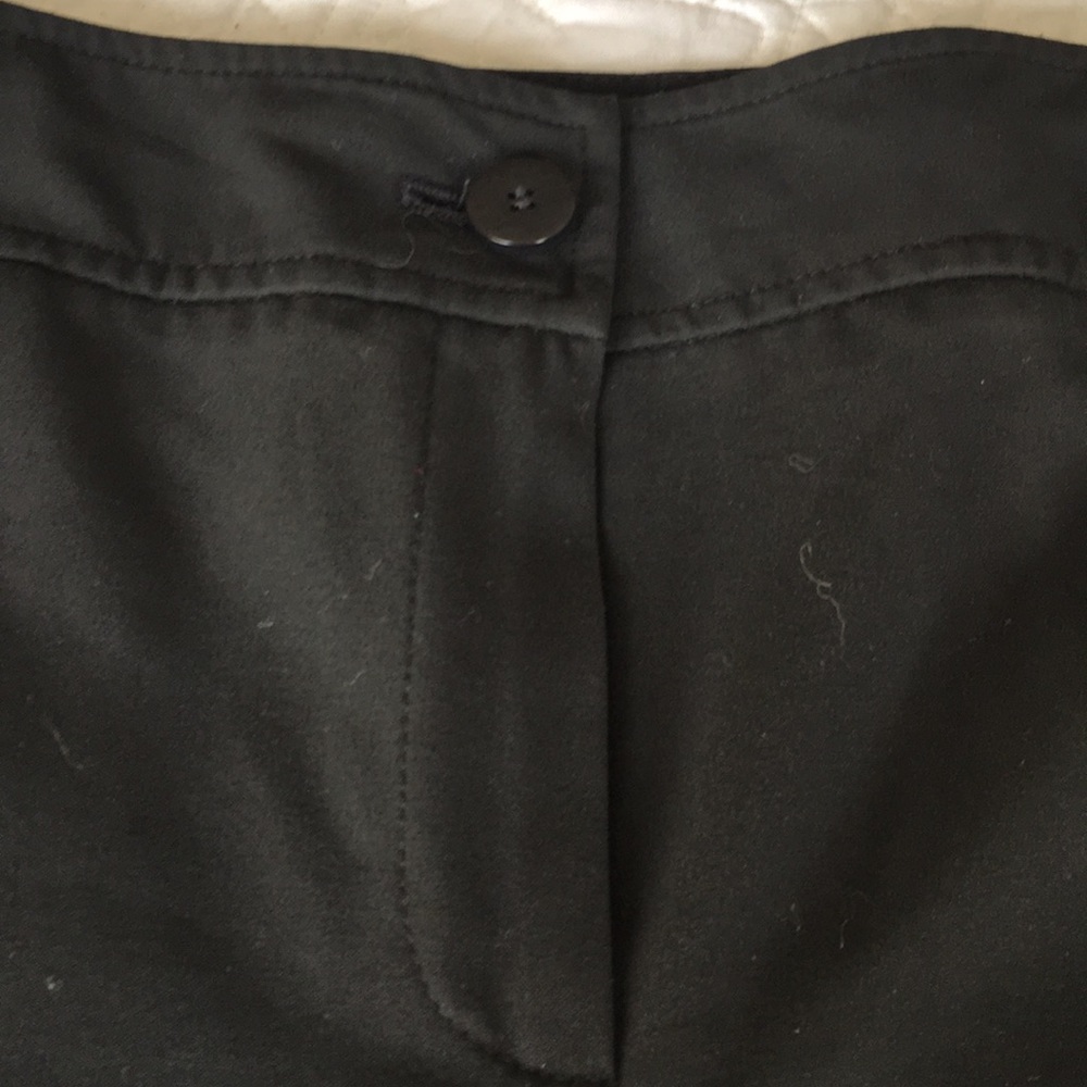 Black Stretch Polyester Viscose Talbots Pants - image 4